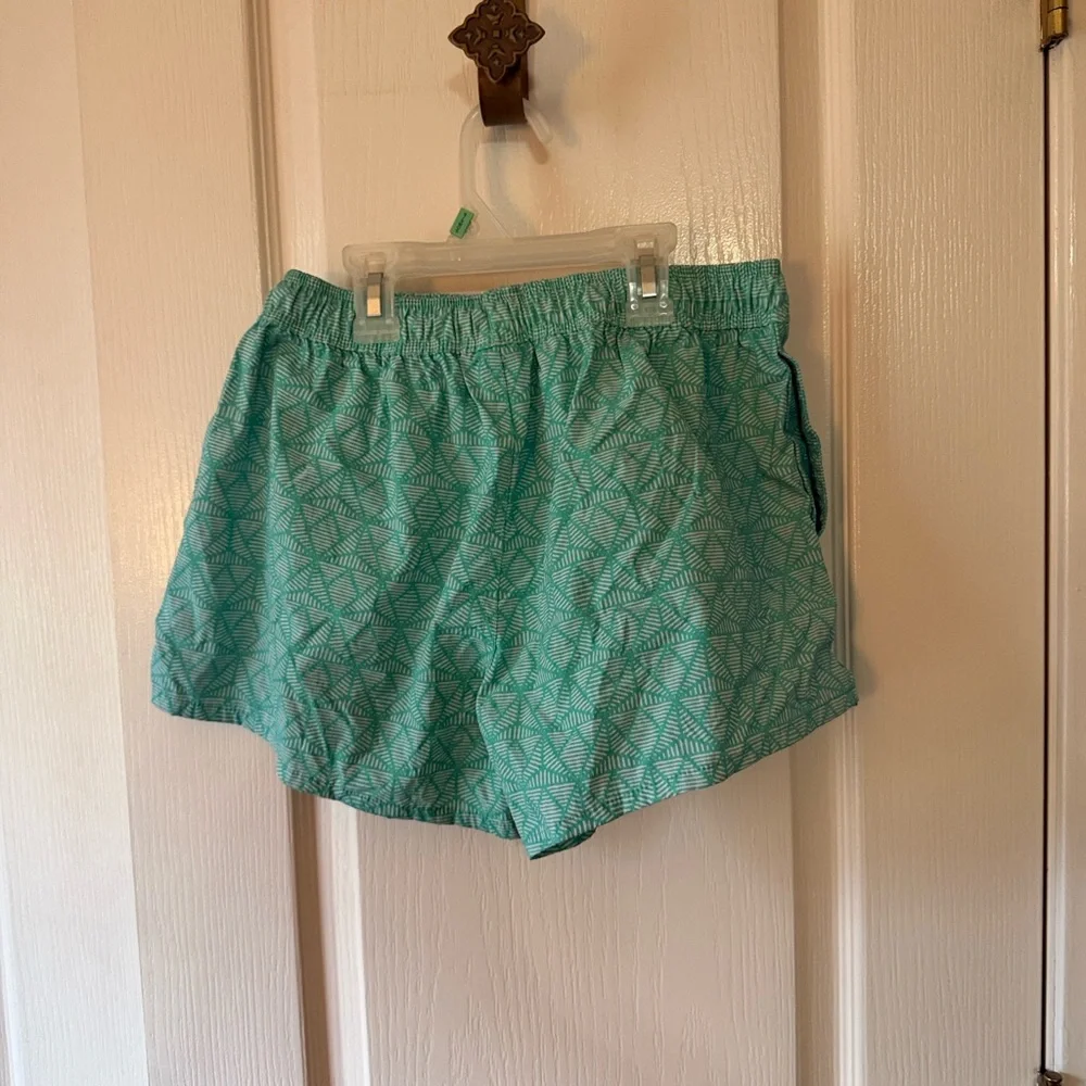 Lauren James Mint Leaf Print Shorts
